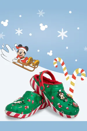 Crocs Green Disney Christmas Clogs AU 1 (EU 33)