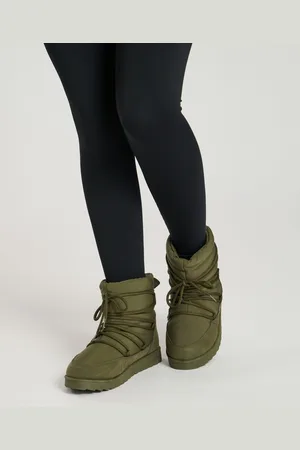 South Beach Green Lace Up Mini Boots AU 8 (EU 39)