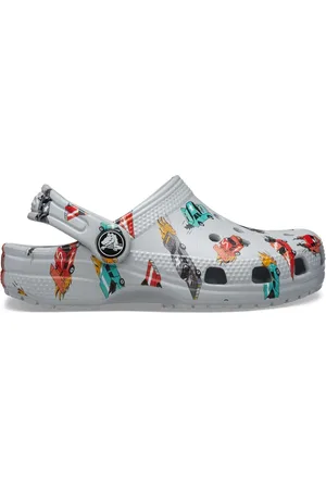 Crocs Grey Toddler Race Car Clogs AU 5 (EU 21.5)