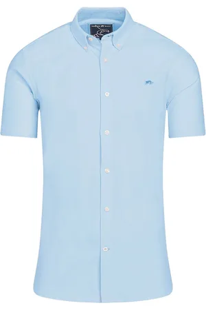 Raging Bull Short Sleeve Lightweight Oxford 100% Cotton Shirt M
