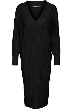 ONLY V-Neck Midi Knitted Jumper Dress M