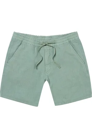 Remus Slim Fit Cotton-Linen Shorts 34