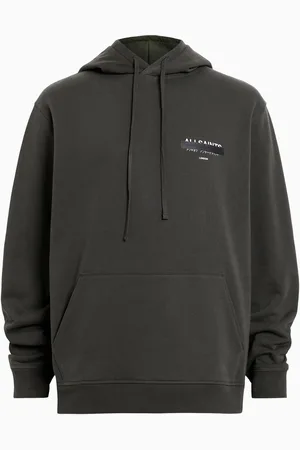 AllSaints AllSaints Green 100% Organic Cotton Redact Oth Hoodie XS-S