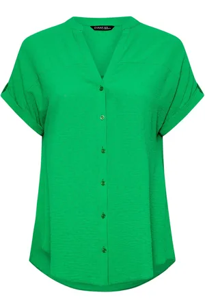 Evans Yoke Button Thru Grown On Sleeve Blouse AU 22-24