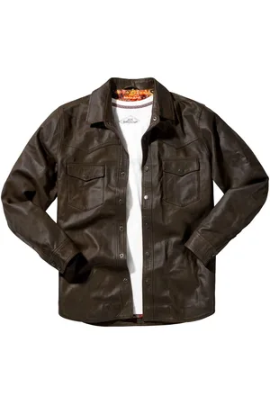Joe Browns Vintage Western Leather Shirt M