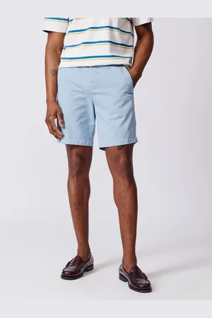 Aubin Blue Stamford 100% Cotton Chino Shorts 38W x 31L (UK 38 R)