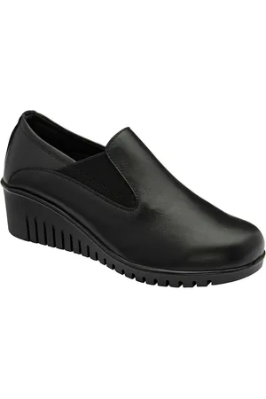 Lotus Leather Slip-On Wedge Shoes AU 8 (EU 39)