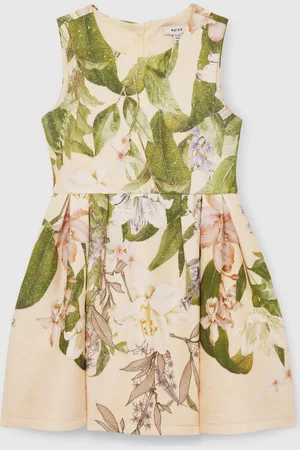Reiss Trinny 4-9 yrs Floral Scuba Sleeveless Dress 6