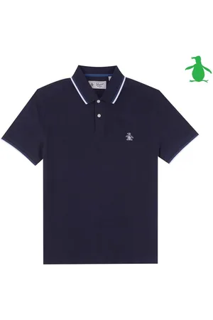 Original Penguin Textured Short Sleeve 100% Polo Shirt XL