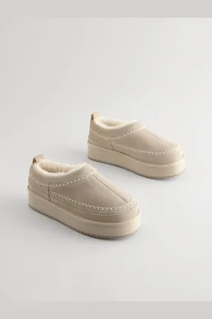 Next Forever Comfort Leather Cosy Borg Lined Slip-On Shoes AU 5.5 (EU 36)