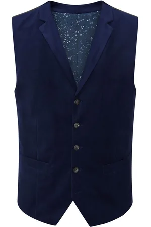 Skopes Blue Atkinson Co-ord Tailored Suit Waistcoat 46 R