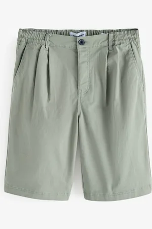 Threadbare Relaxed Fit Pleated Stretch Chinos Shorts 32r