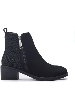 Moda In Pelle Oriane Glitz Back Casual Ankle Black Boots AU 8 (EU 39)