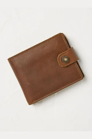 Fat Face FatFace Tan Brown Multi Compartment Leather Wallet One