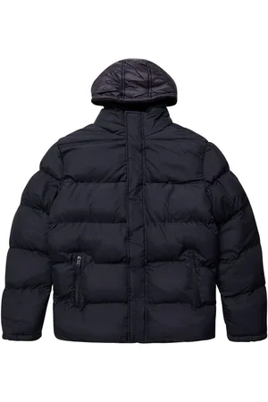 French Connection Black Row Fleece Jacket XL