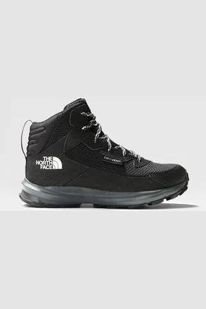The North Face Black Fastpack Kids Hiker Mid WP Boots AU 1 (EU 33)
