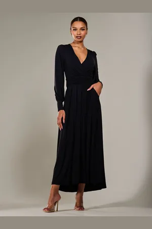 Jolie Moi Long Sleeve Supersoft Jersey Maxi Dress AU 8