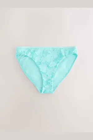 Next Mint Green Lace High Leg Bikini Bottoms AU 14