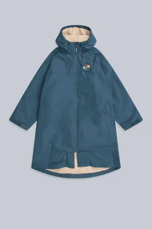 Animale Blue Mens Hazey Waterproof Beach Parka S