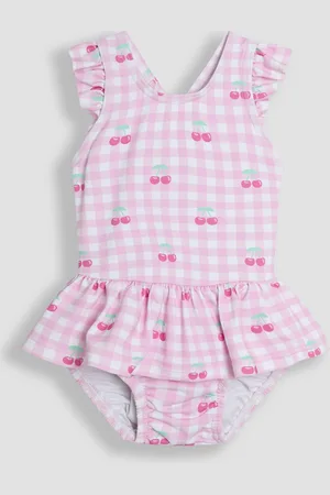 JoJo Maman Bébé Gingham Swimsuit with Nappy 3