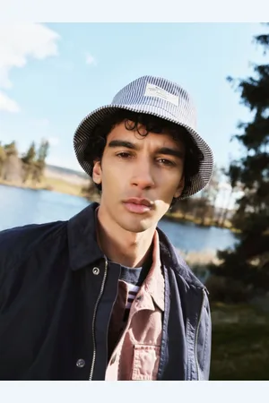 Barbour Blue Tynedale Bucket Hat XL