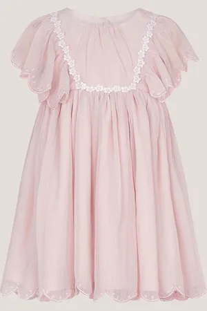 Monsoon Baby Summer Flutter Sleeve Scallop Dress 9298cm