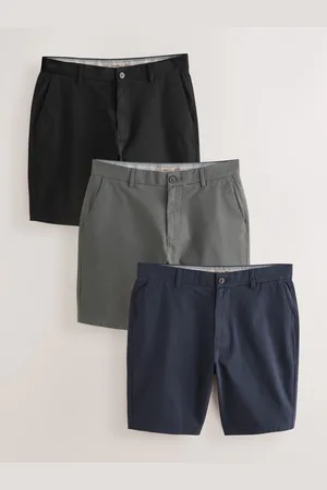 Next Slim Fit Stretch Chinos Shorts 3 Pack 32W x 31L (UK 32 R)