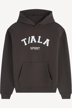 Tala Brown Oversized Volley Hoodie with Fleece M