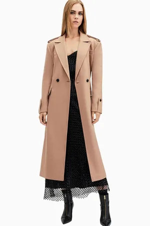 AllSaints AllSaints Brown Augusta Coat AU 10