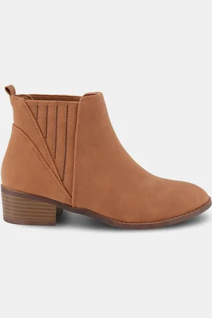 Novo Brown Regular Fit Dillion Low Ankle Chelsea Boots AU 8 (EU 39)