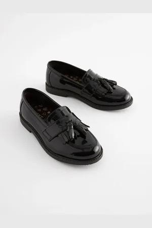 Next Standard Fit (F) Leather Tassel Loafer School Shoes AU 7 (EU 41)