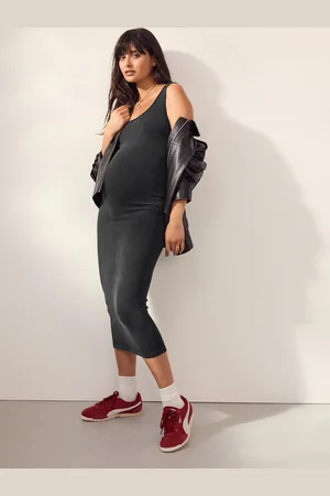 Next Maternity Square Neck Seamless Dress S