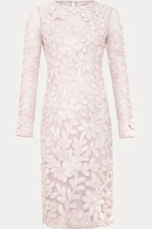 Phase Eight Petite Karima Tapework Midi Dress AU 20