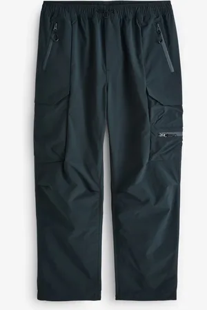 Next Teal Blue Relaxed Fit Tech Utility Pocket Cargo Trousers 30W x 29L (UK 30 S)