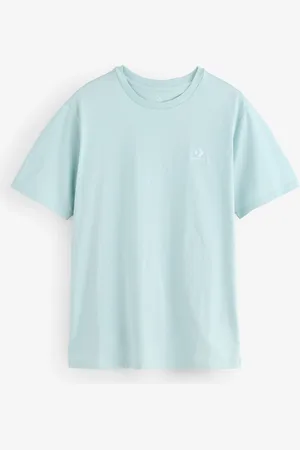Converse Blue 100% Cotton Embroidered Star Chevron T-Shirt large
