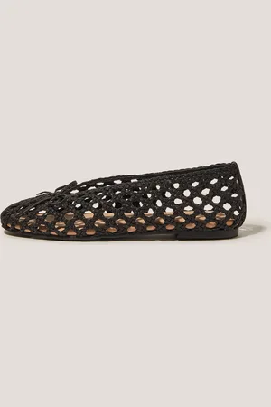 Monsoon Betsy Woven Ballet Flats AU 6 (EU 37)