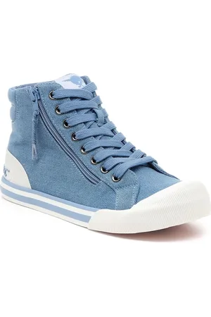 Rocket Dog Rocket Blue Dog Denim High-Top Trainers AU 7 (EU 38)