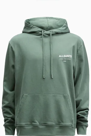 AllSaints AllSaints Green Underground Oth Hood 100% Organic Cotton Hoodies L