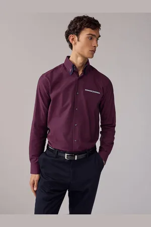 Next Regular Fit Trimmed Formal 100% Cotton Oxford Shirt 4XL