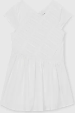 Reiss Bessie 4-9 yrs Cotton Tucked-Pleat Dress 6