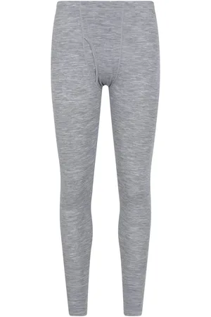 Mountain Warehouse Grey Mens Merino II Thermal Baselayer Pants XL