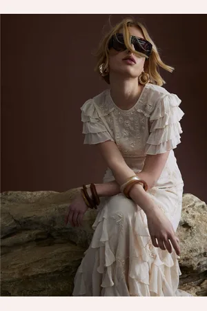 River Island Ruffle Embellished Maxi Dress 12