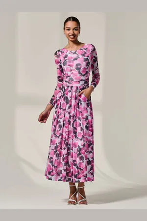 Jolie Moi Mesh Abstract Maxi Dress 8
