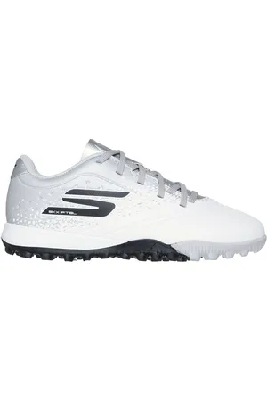Skechers White White / Silver Younger Kids Artificial Football Boots AU 9 (EU 26.5)