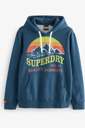 Superdry Blue Great Outdoors Relaxed Hoodie 3XL