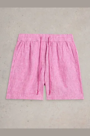 White Stuff Belle 100% Linen Shorts AU 14