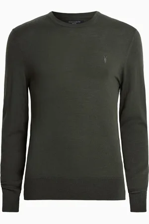 AllSaints AllSaints Green Mode Merino Crew Neck Jumper XL