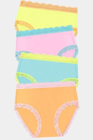 Stripe & Stare Multicolour High Rise Knickers 4 Pack xlarge