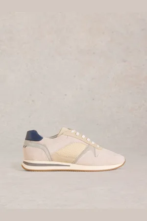 White Stuff Natural Retro Runner Trainers AU 9 (EU 42.5)