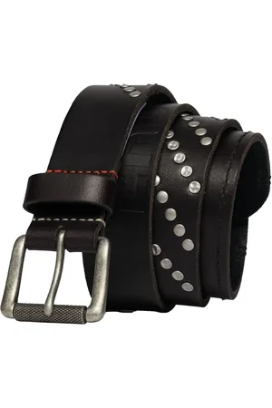 Superdry Black 100% Cotton Branded Buckle Goods Belt XL